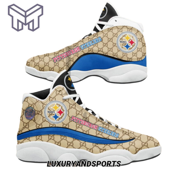 Tubopro Pittsburgh Steelers AJ13 Sneakers Shoes For Men And Women