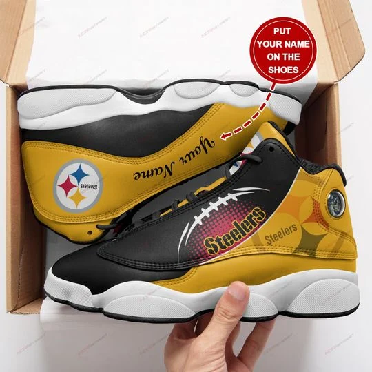 Tubopro Pittsburgh Steelers AJ13 Sneakers Shoes For Men And Women