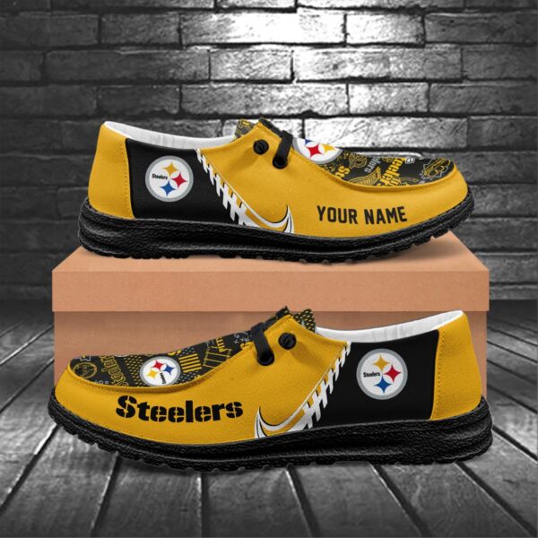 Tubopro Pittsburgh Steelers Hey Dude Shoes For Men And Women - Image 6