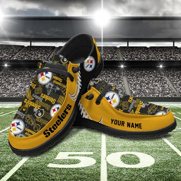 Tubopro Pittsburgh Steelers Hey Dude Shoes For Men And Women - Image 2