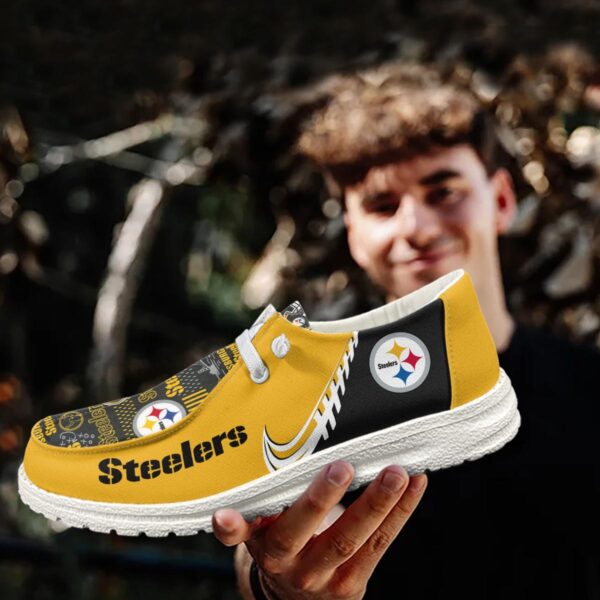 Tubopro Pittsburgh Steelers Hey Dude Shoes For Men And Women - Image 3