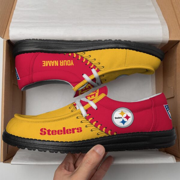Tubopro Pittsburgh Steelers Hey Dude Shoes For Men And Women - Image 4
