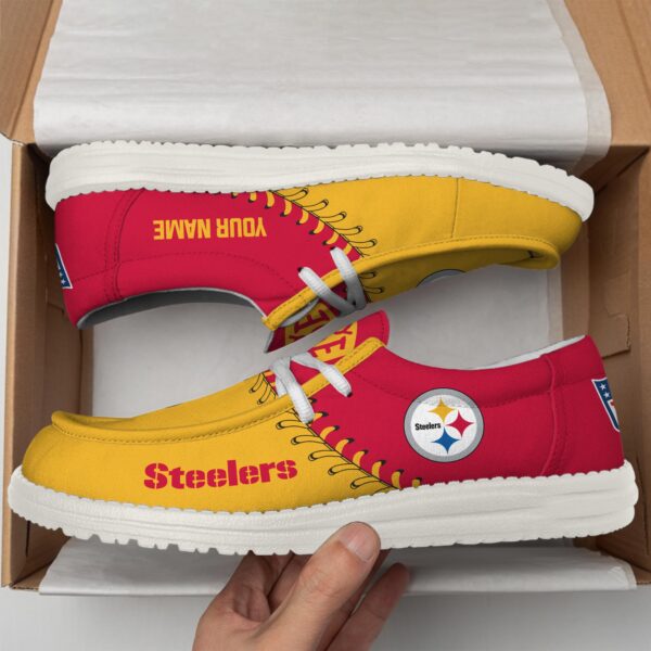 Tubopro Pittsburgh Steelers Hey Dude Shoes For Men And Women - Image 3