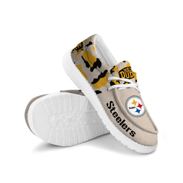 Tubopro Pittsburgh Steelers Hey Dude Shoes For Men And Women - Image 3