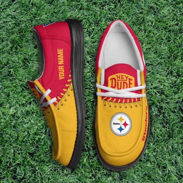 Tubopro Pittsburgh Steelers Hey Dude Shoes For Men And Women - Image 2