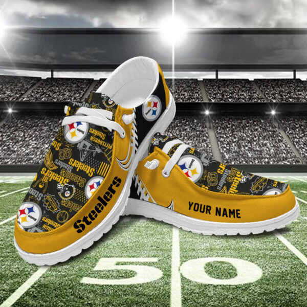 Tubopro Pittsburgh Steelers Hey Dude Shoes For Men And Women