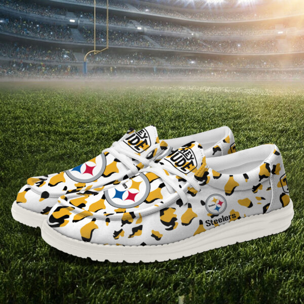 Tubopro Pittsburgh Steelers Hey Dude Shoes For Men And Women Ver2 - Image 3