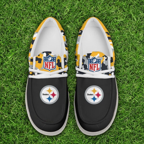Tubopro Pittsburgh Steelers Hey Dude Shoes For Men And Women - Image 5