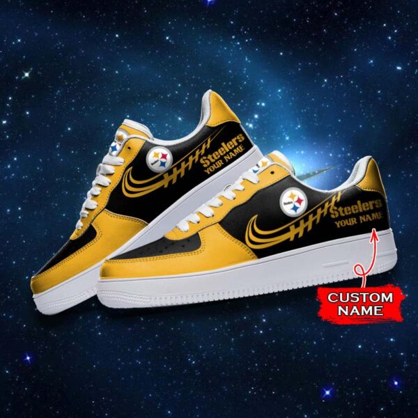 Tubopro Pittsburgh Steelers NFL Air Low-Top Sneakers Shoes For Men And Women - Image 3