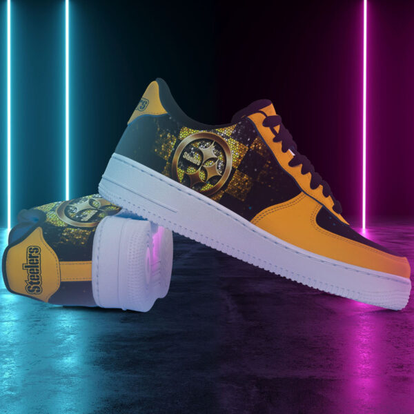 Tubopro Pittsburgh Steelers NFL Air Low-Top Sneakers Shoes For Men And Women - Image 2