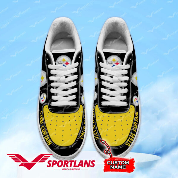 Tubopro Pittsburgh Steelers NFL Air Low-Top Sneakers Shoes For Men And Women - Image 2
