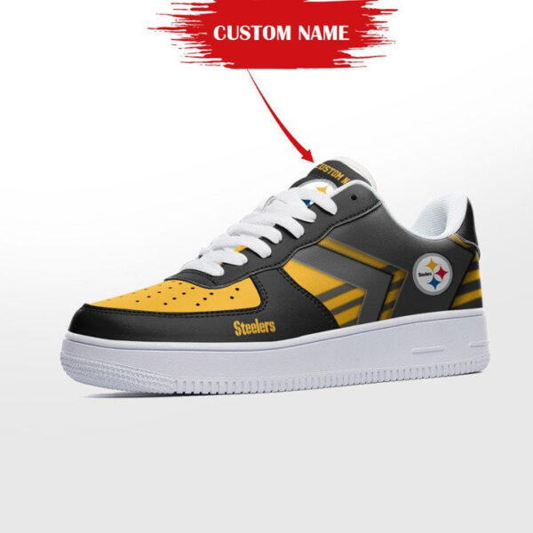 Tubopro Pittsburgh Steelers NFL Air Low-Top Sneakers Shoes For Men And Women - Image 3