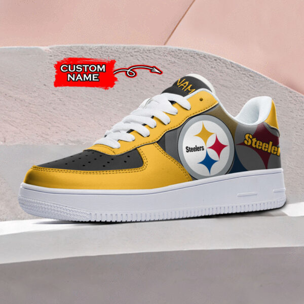 Tubopro Pittsburgh Steelers NFL Air Low-Top Sneakers Shoes For Men And Women - Image 2