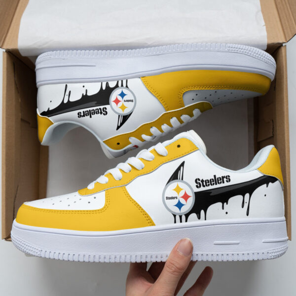 Tubopro Pittsburgh Steelers NFL Air Low-Top Sneakers Shoes For Men And Women