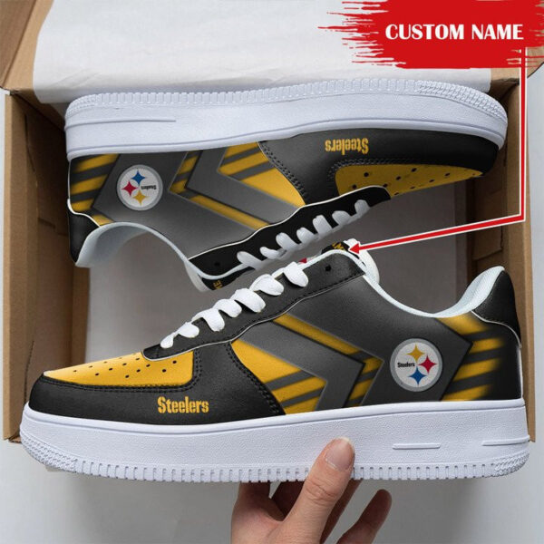 Tubopro Pittsburgh Steelers NFL Air Low-Top Sneakers Shoes For Men And Women