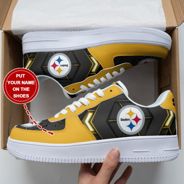 Tubopro Pittsburgh Steelers NFL Air Low-Top Sneakers Shoes For Men And Women