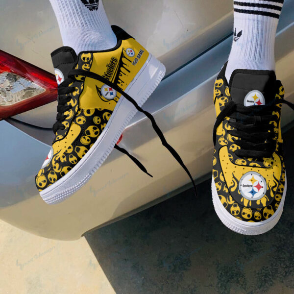Tubopro Pittsburgh Steelers NFL Air Low-Top Sneakers Shoes For Men And Women - Image 2