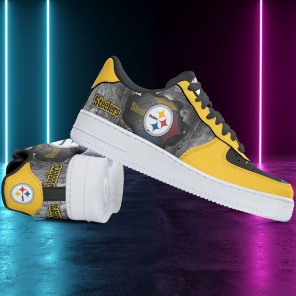 Tubopro Pittsburgh Steelers NFL Air Low-Top Sneakers Shoes For Men And Women - Image 2