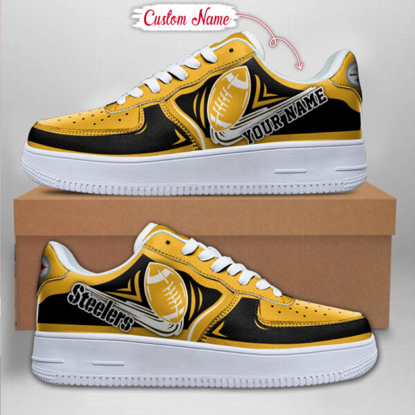 Tubopro Pittsburgh Steelers NFL Air Low-Top Sneakers Shoes For Men And Women - Image 2