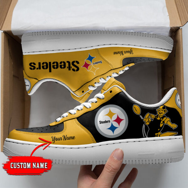 Tubopro Pittsburgh Steelers NFL Air Low-Top Sneakers Shoes For Men And Women