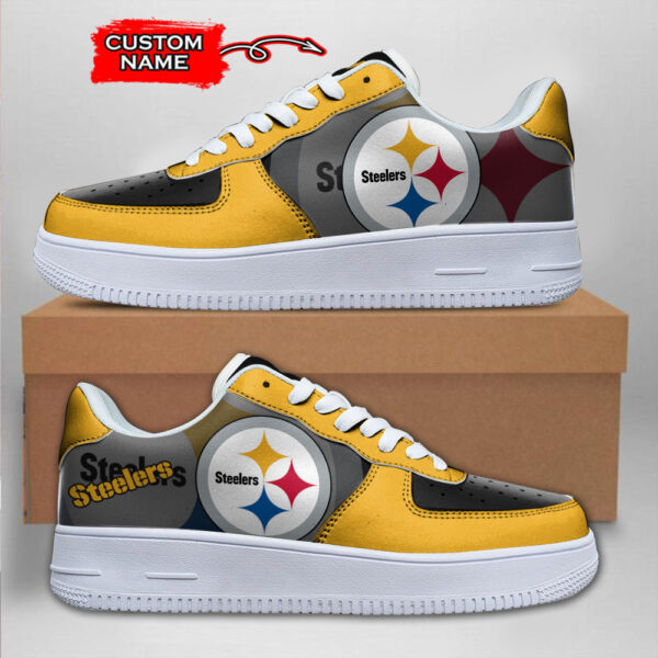 Tubopro Pittsburgh Steelers NFL Air Low-Top Sneakers Shoes For Men And Women