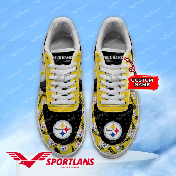 Tubopro Pittsburgh Steelers NFL Air Low-Top Sneakers Shoes For Men And Women - Image 2