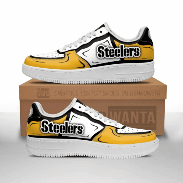 Tubopro Pittsburgh Steelers NFL Air Low-Top Sneakers Shoes For Men And Women
