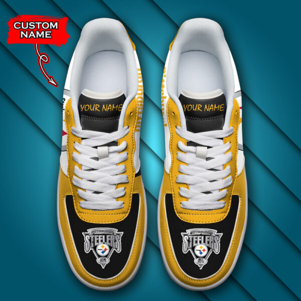 Tubopro Pittsburgh Steelers NFL Air Low-Top Sneakers Shoes For Men And Women - Image 4