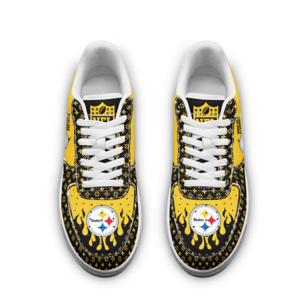 Tubopro Pittsburgh Steelers NFL Air Low-Top Sneakers Shoes For Men And Women - Image 2