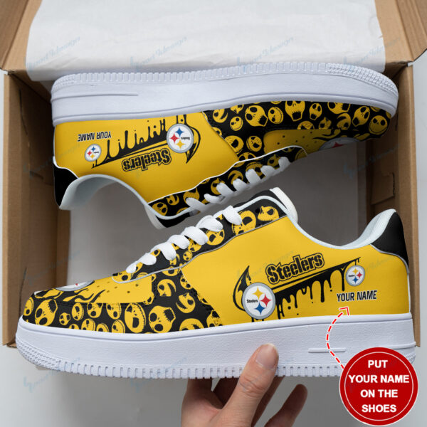 Tubopro Pittsburgh Steelers NFL Air Low-Top Sneakers Shoes For Men And Women