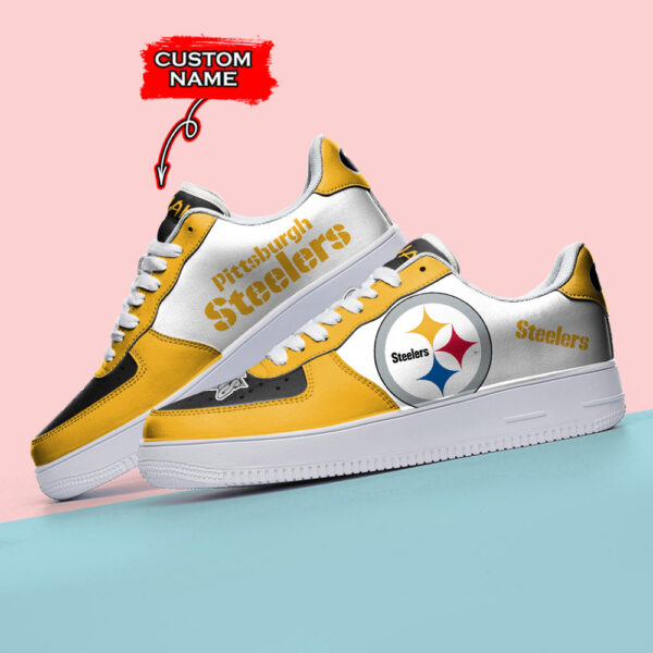 Tubopro Pittsburgh Steelers NFL Air Low-Top Sneakers Shoes For Men And Women - Image 3