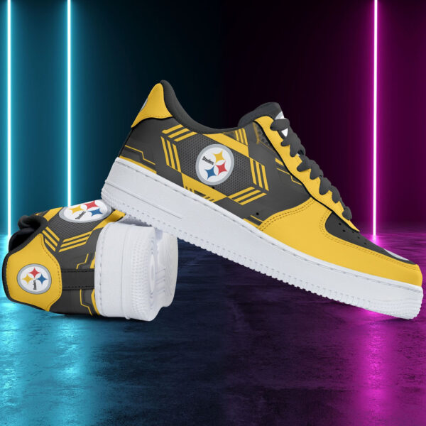 Tubopro Pittsburgh Steelers NFL Air Low-Top Sneakers Shoes For Men And Women - Image 2