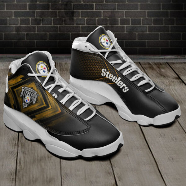 Tubopro Pittsburgh Steelers NFL AJ13 Sneakers Shoes For Men And Women - Image 2