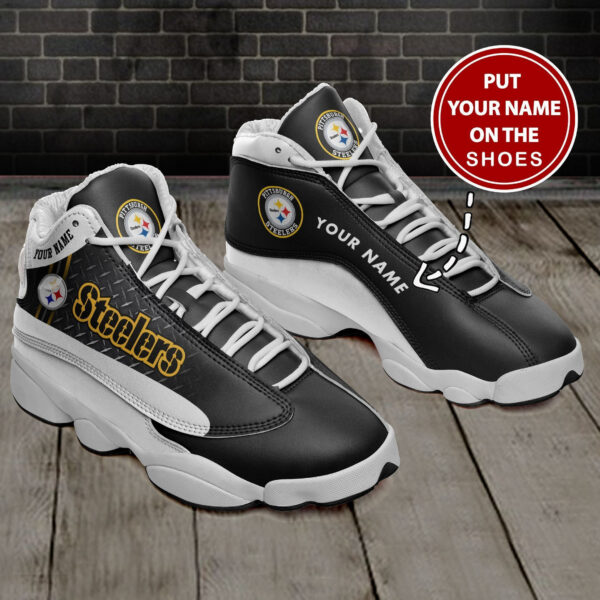 Tubopro Pittsburgh Steelers NFL AJ13 Sneakers Shoes For Men And Women - Image 2