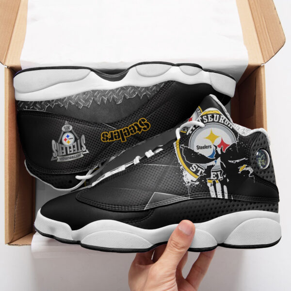 Tubopro Pittsburgh Steelers NFL AJ13 Sneakers Shoes For Men And Women - Image 2