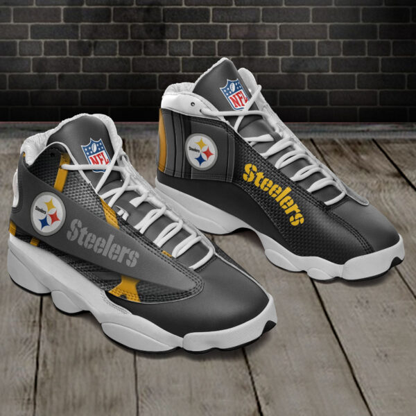Tubopro Pittsburgh Steelers NFL AJ13 Sneakers Shoes For Men And Women - Image 2