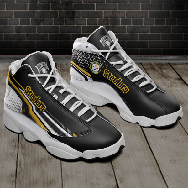 Tubopro Pittsburgh Steelers NFL AJ13 Sneakers Shoes For Men And Women - Image 2