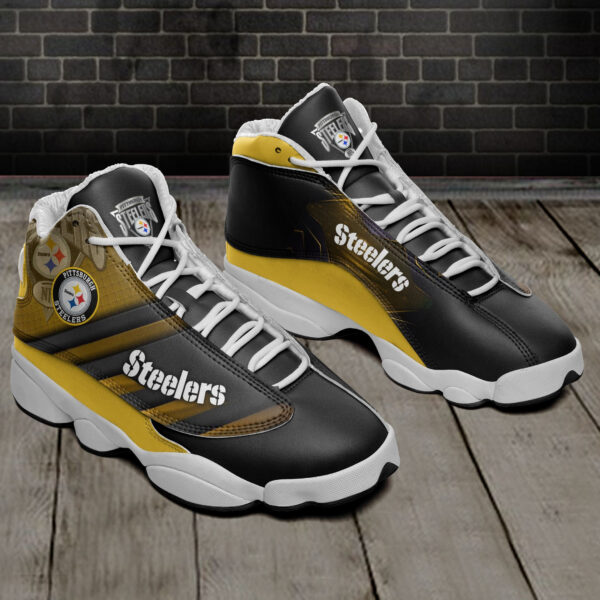 Tubopro Pittsburgh Steelers NFL AJ13 Sneakers Shoes For Men And Women - Image 2