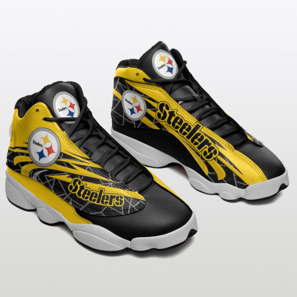 Tubopro Pittsburgh Steelers NFL AJ13 Sneakers Shoes For Men And Women - Image 2