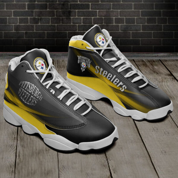 Tubopro Pittsburgh Steelers NFL AJ13 Sneakers Shoes For Men And Women - Image 2