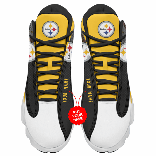Tubopro Pittsburgh Steelers NFL AJ13 Sneakers Shoes For Men And Women - Image 3