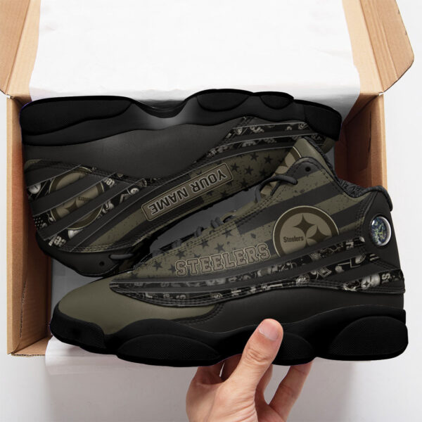 Tubopro Pittsburgh Steelers NFL AJ13 Sneakers Shoes For Men And Women - Image 2