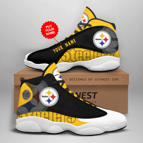 Tubopro Pittsburgh Steelers NFL AJ13 Sneakers Shoes For Men And Women
