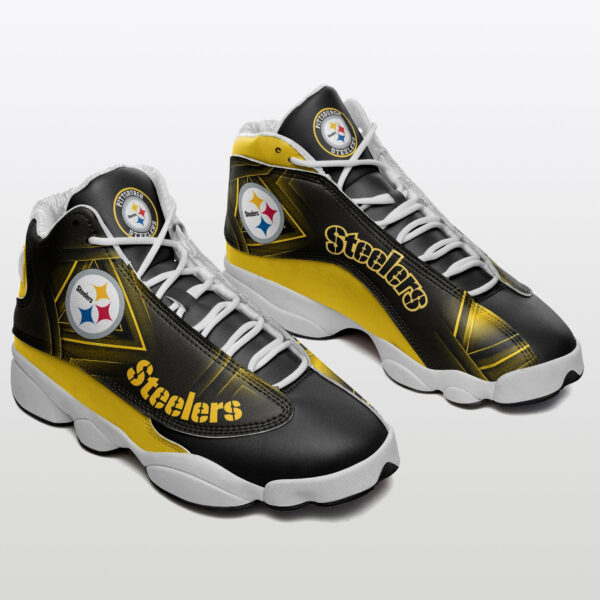Tubopro Pittsburgh Steelers NFL AJ13 Sneakers Shoes For Men And Women - Image 2