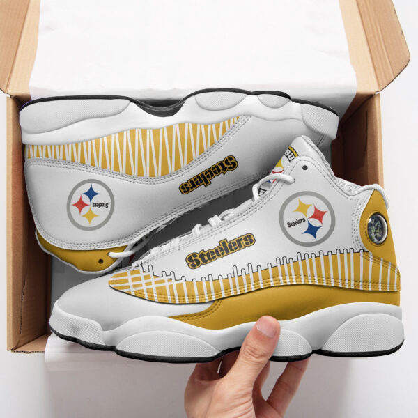 Tubopro Pittsburgh Steelers NFL AJ13 Sneakers Shoes For Men And Women - Image 2