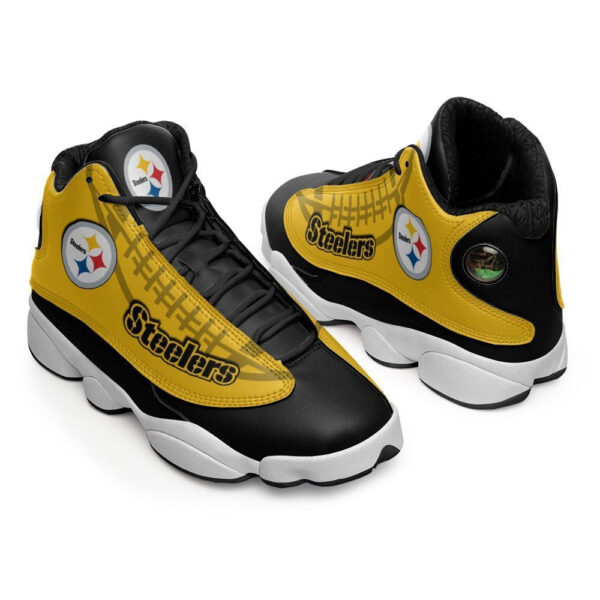 Tubopro Pittsburgh Steelers NFL AJ13 Sneakers Shoes For Men And Women - Image 2