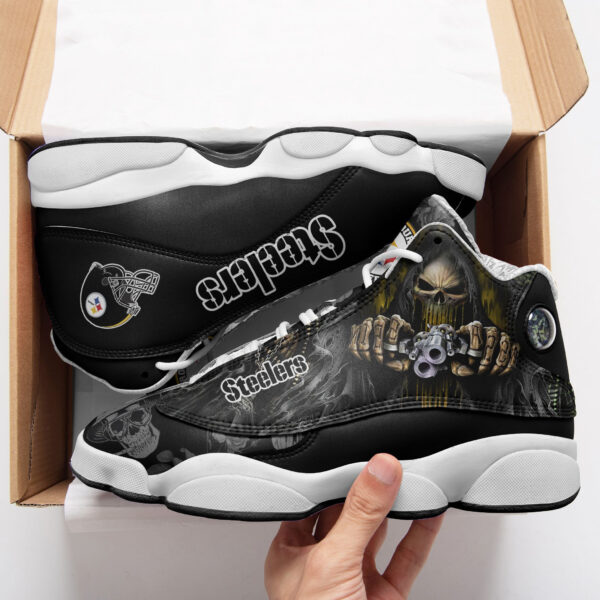 Tubopro Pittsburgh Steelers NFL AJ13 Sneakers Shoes For Men And Women - Image 2