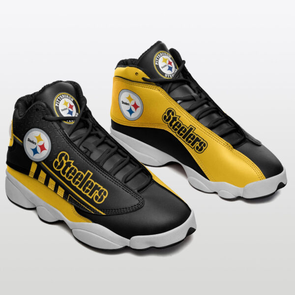 Tubopro Pittsburgh Steelers NFL AJ13 Sneakers Shoes For Men And Women - Image 2