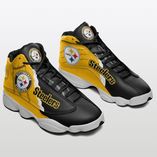 Tubopro Pittsburgh Steelers NFL AJ13 Sneakers Shoes For Men And Women