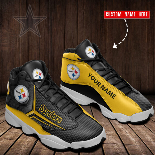 Tubopro Pittsburgh Steelers NFL AJ13 Sneakers Shoes For Men And Women